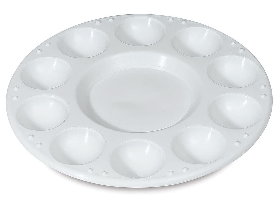 Plastic Paint Tray (round well)