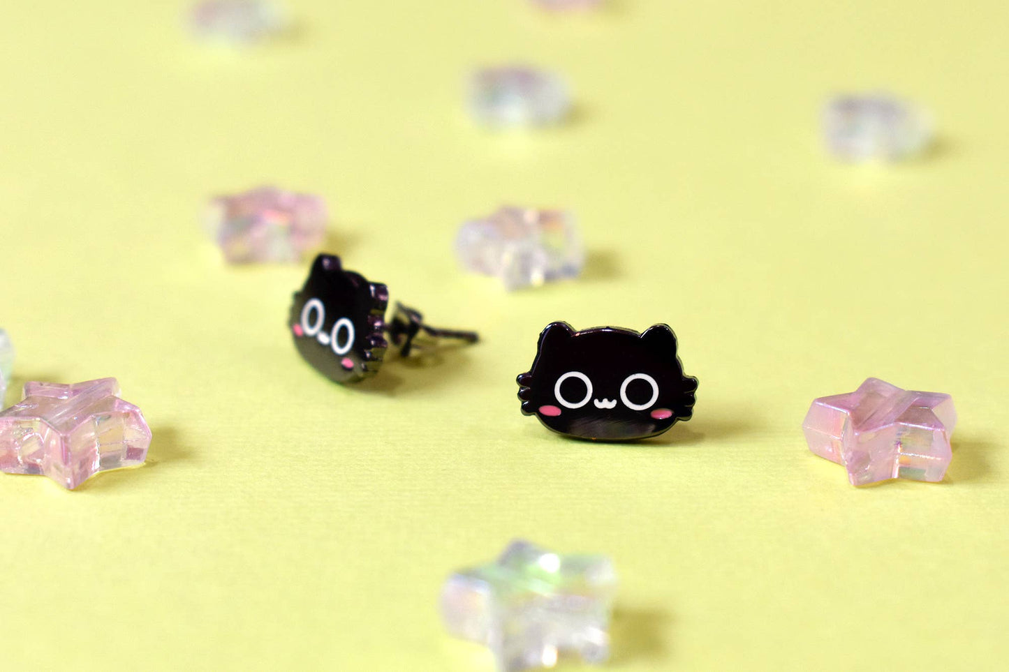 Moonborn Cats! Stud Earrings