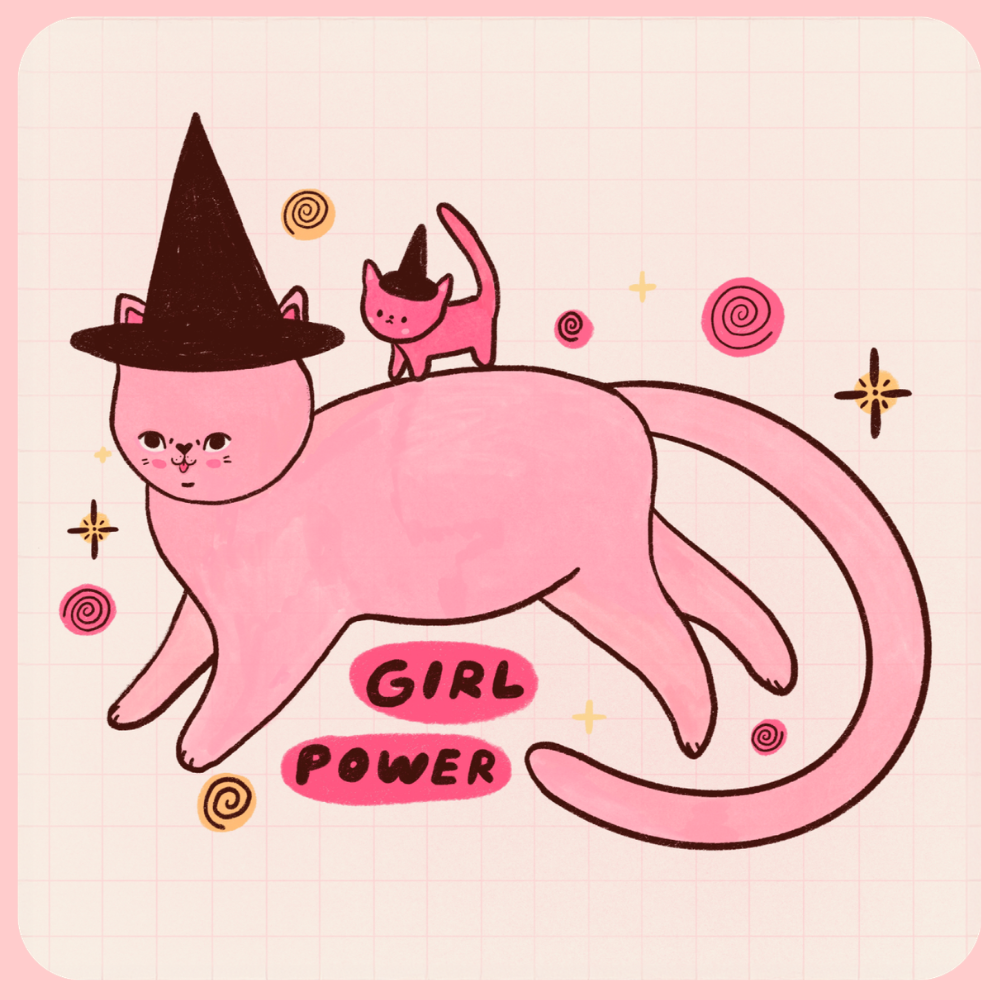Girl Power Sticker by Tender Ghost