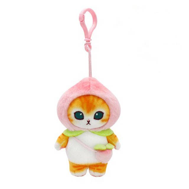 Mofusand Fruit Costume Plush Keychain 4 Designs (9cm)Random