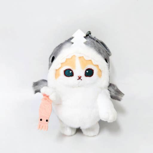 Mofusand Shark Costume bag charm & keychain