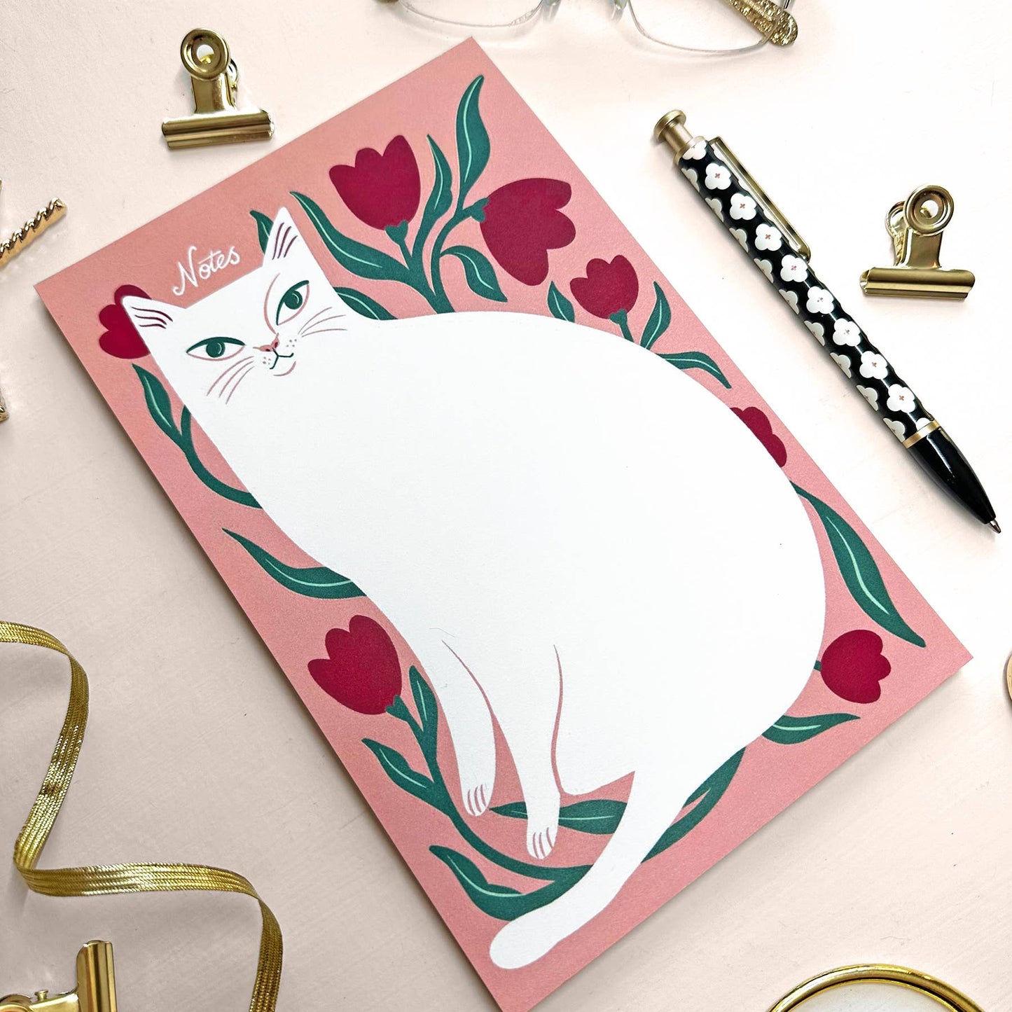 FOLK CAT NOTEPAD