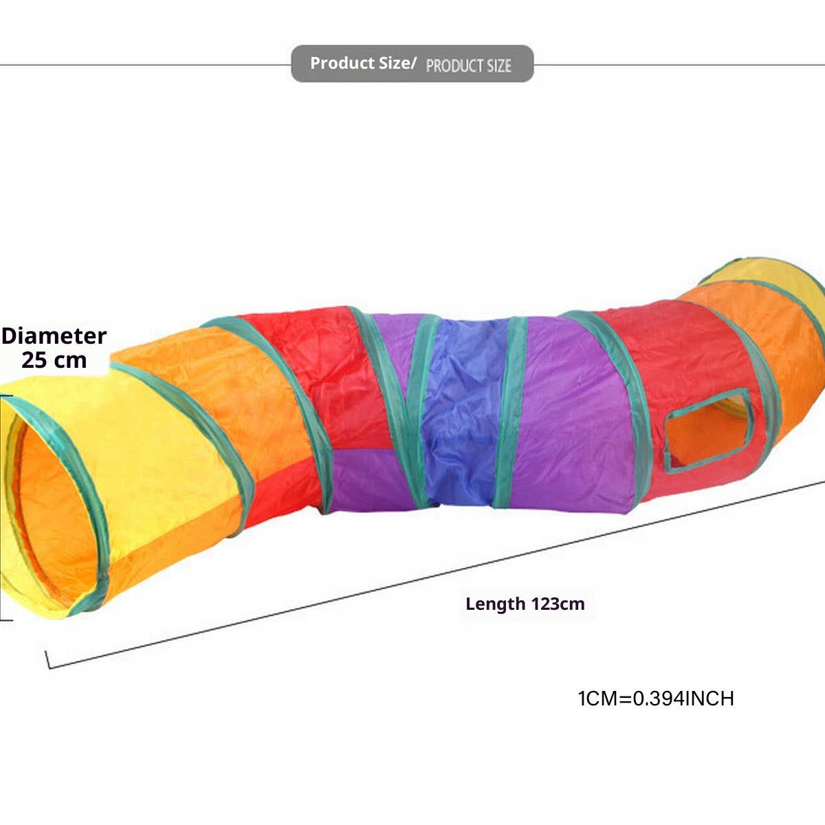 Rainbow Cat Wavy Tunnel