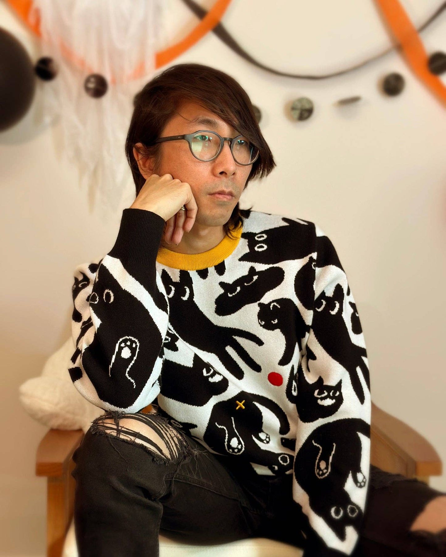 Void Cats Knitted Sweater