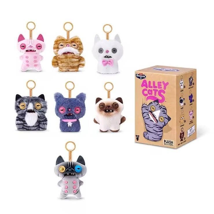Fuggler Alley Night Cat plush Keychain Blind Box (6pcs)