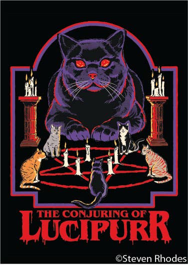 The conjuring of lucipurr magnet