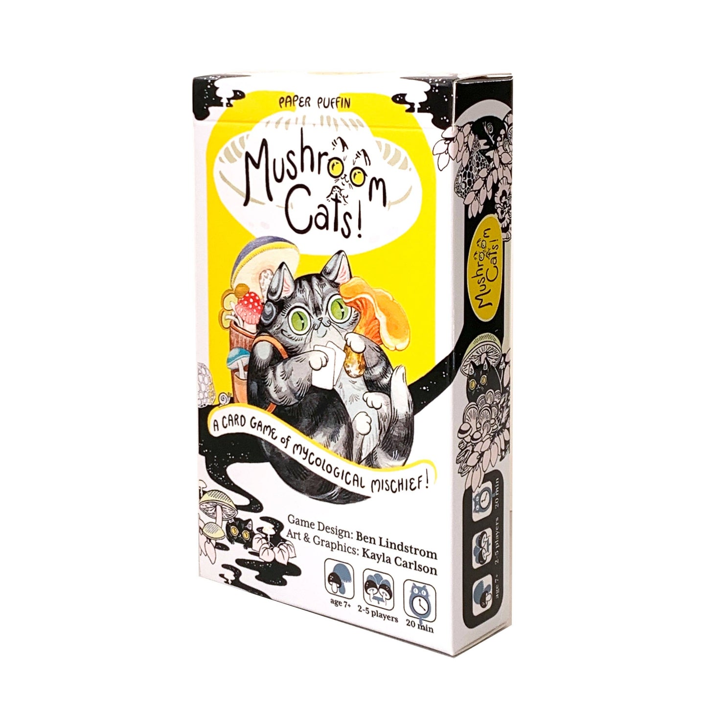 Paper Puffin - Mushroom Cats! A Card Game of Mycological Mischief