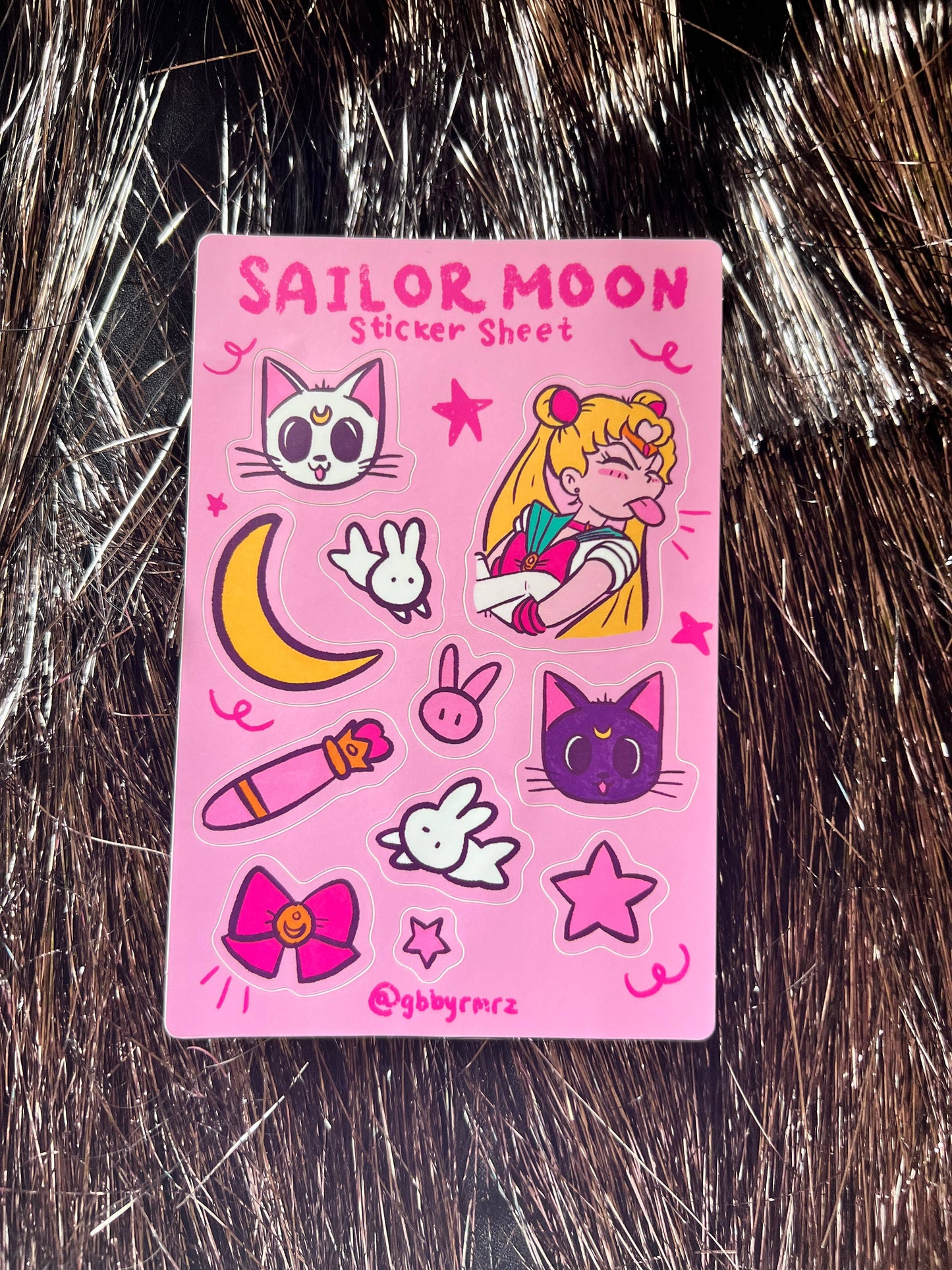 Art of Gabby Ramirez - Sailor Moon Sticker Pack