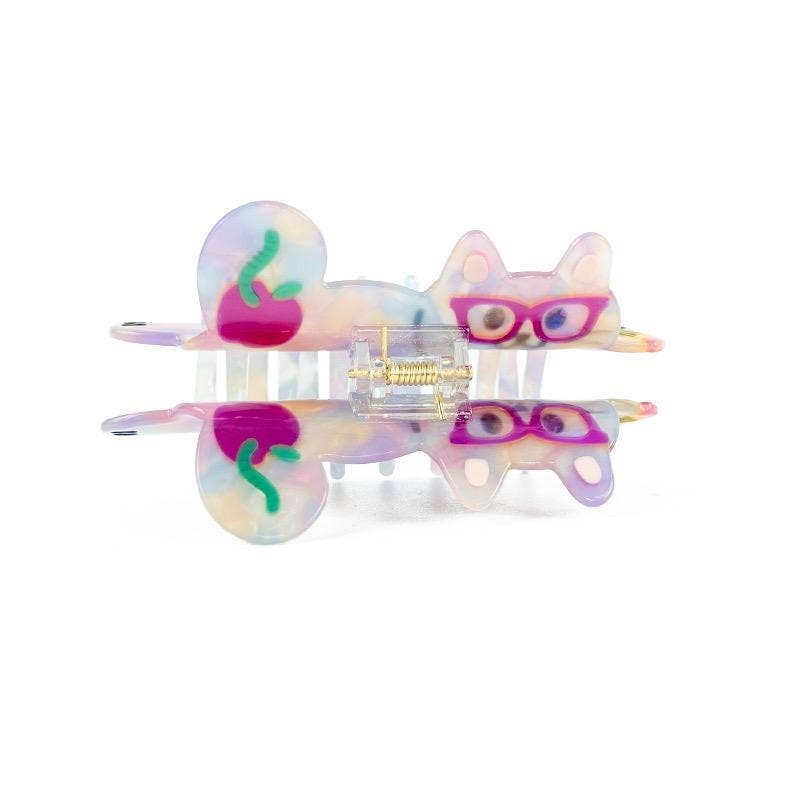 Teacher Cat Hair Claw Clip