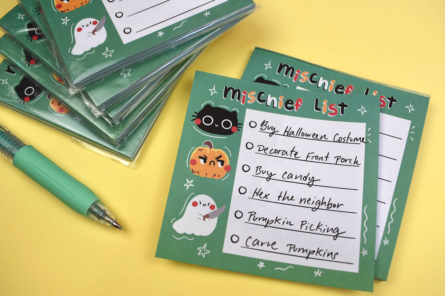Murder Crew Mischief List Memo Pad