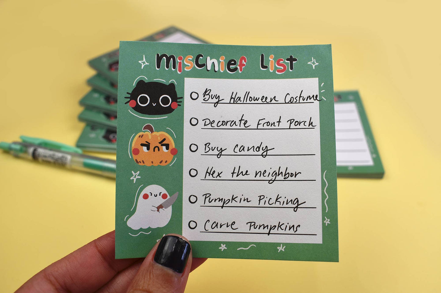 Murder Crew Mischief List Memo Pad