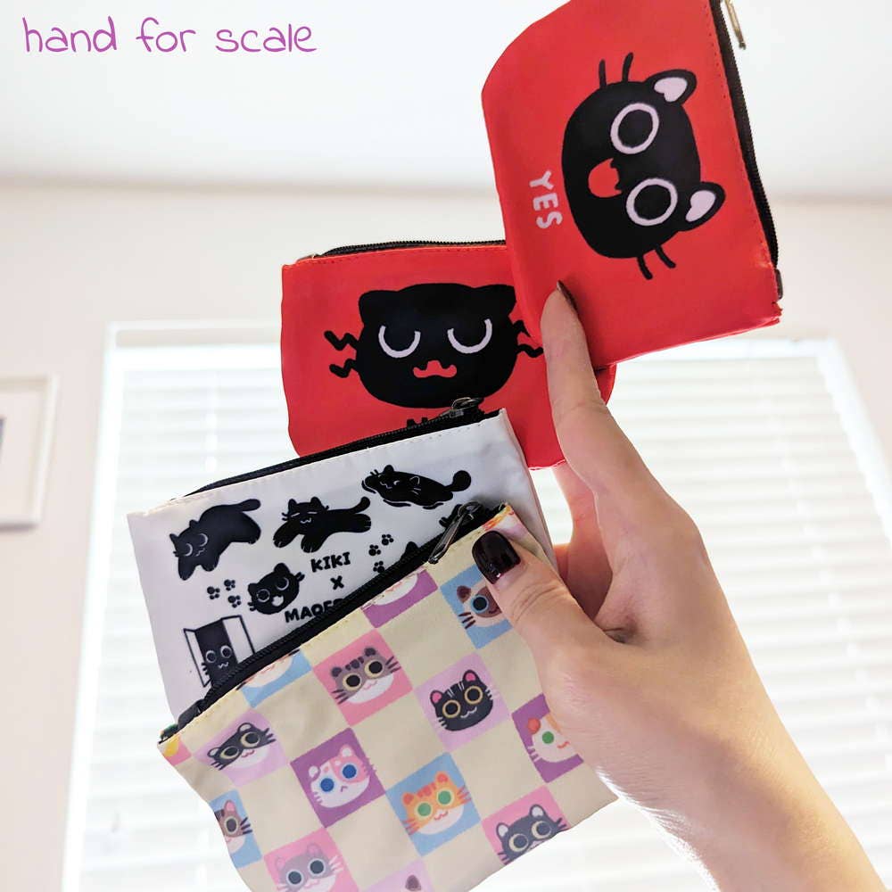 Black Cat Trinket Wallet Pouch