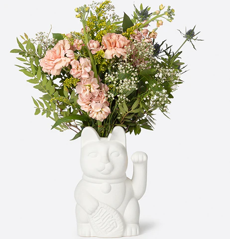 Neko lucky cat vase