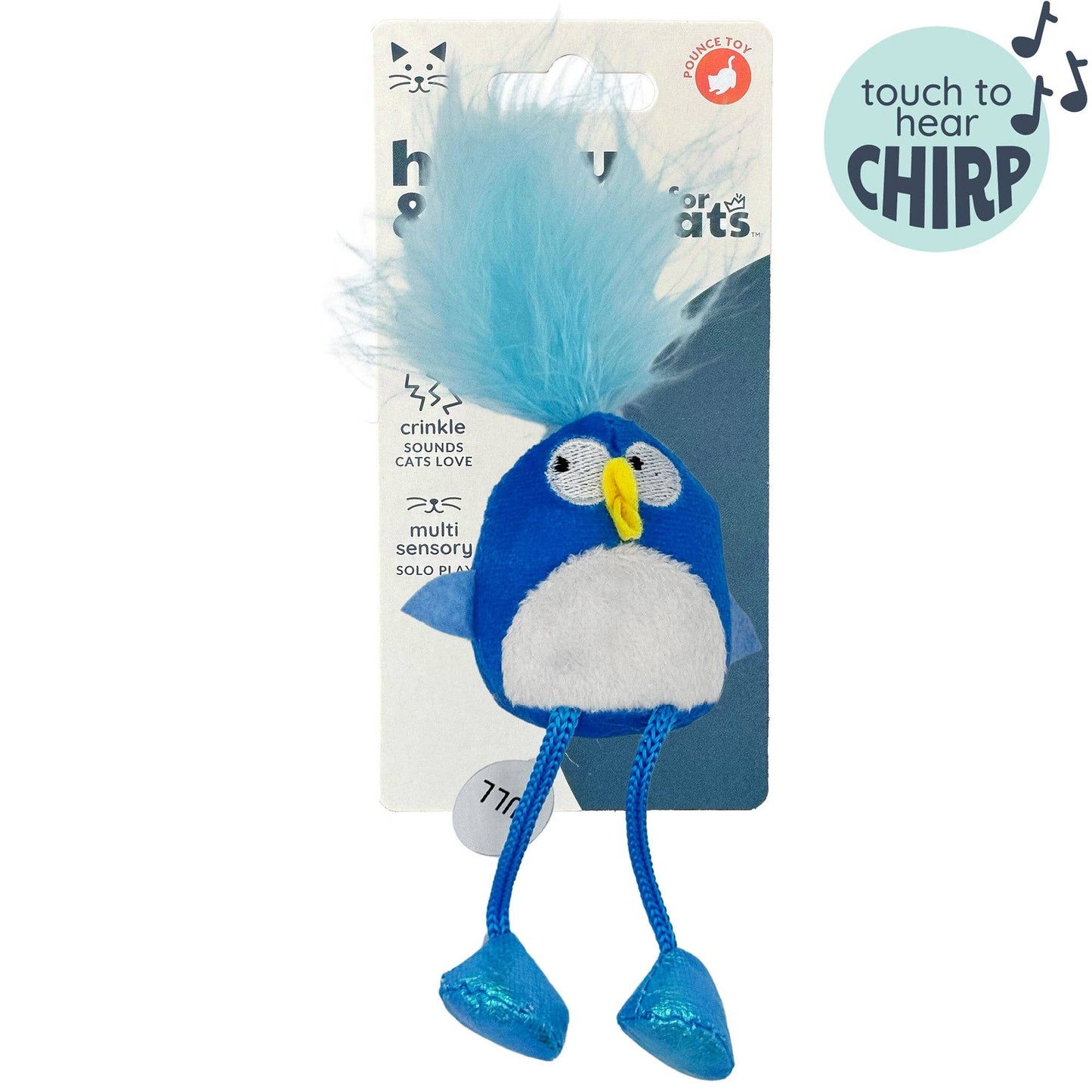 Huxley & Kent - Bluebird Chirpy Cat Toy