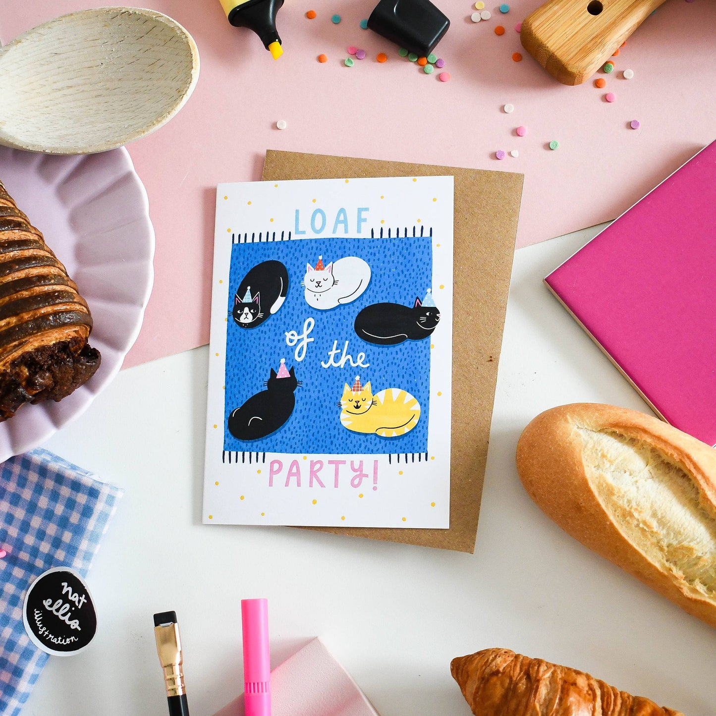 Loaf of the Party- Birthday Celebration Greeting Card
