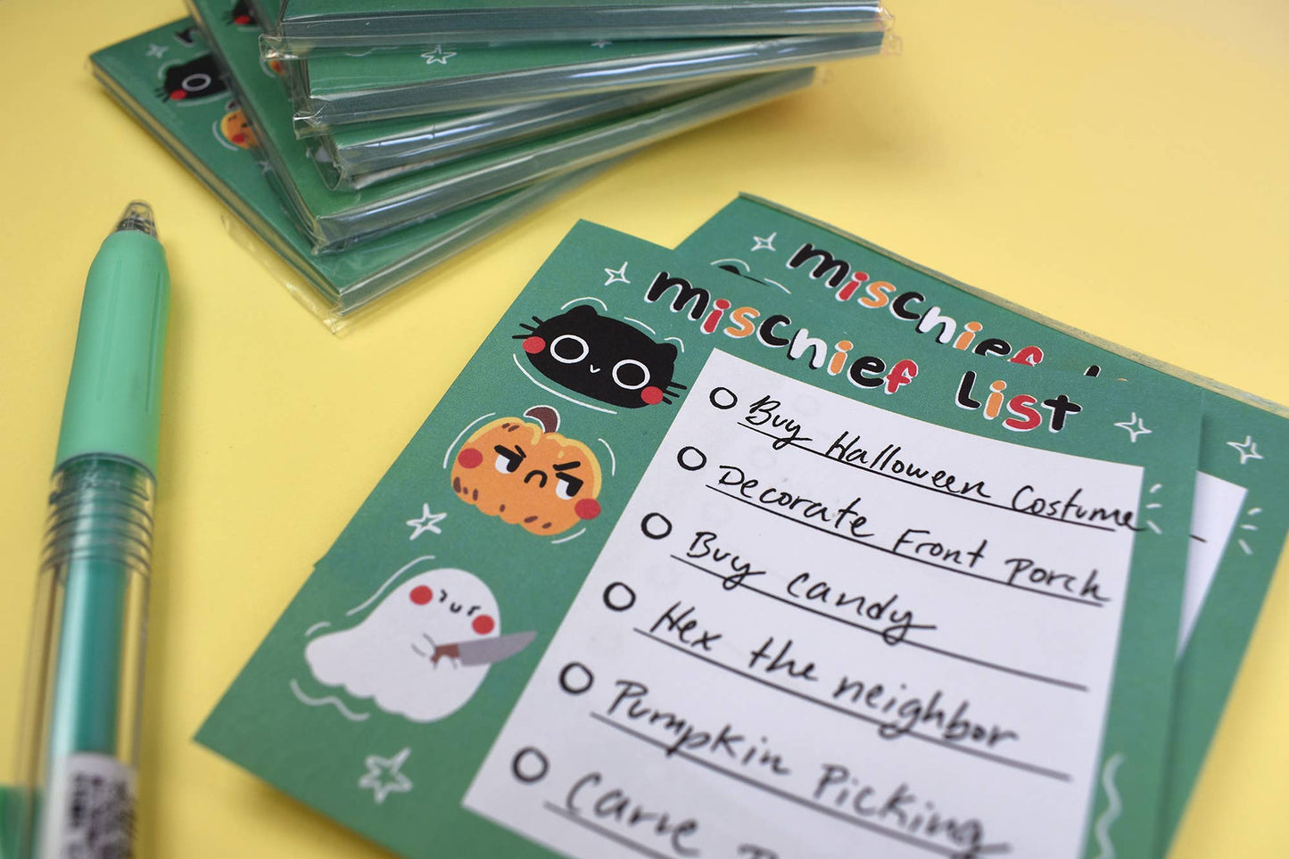 Murder Crew Mischief List Memo Pad