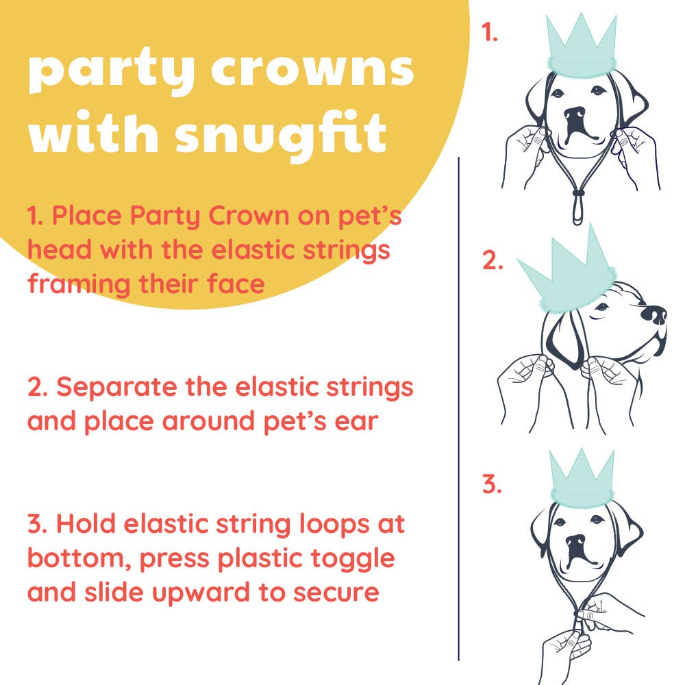 Party Crown Blue with SnugFit®