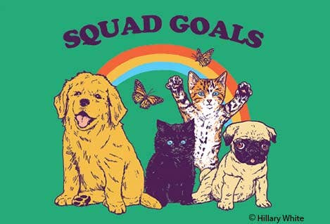 Squad goals magnet