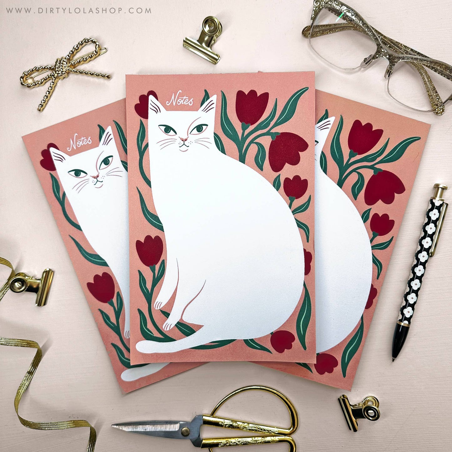 FOLK CAT NOTEPAD
