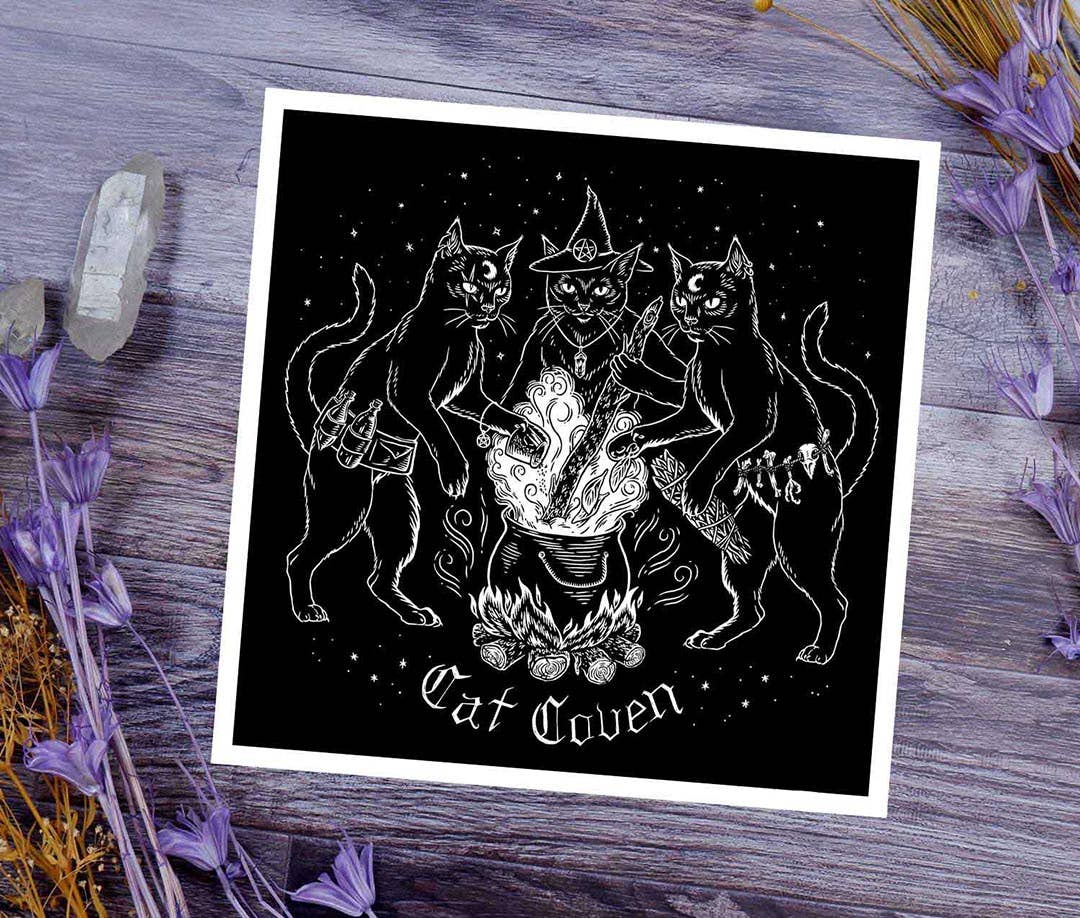 Cat Coven - Cat Coven - Art Print