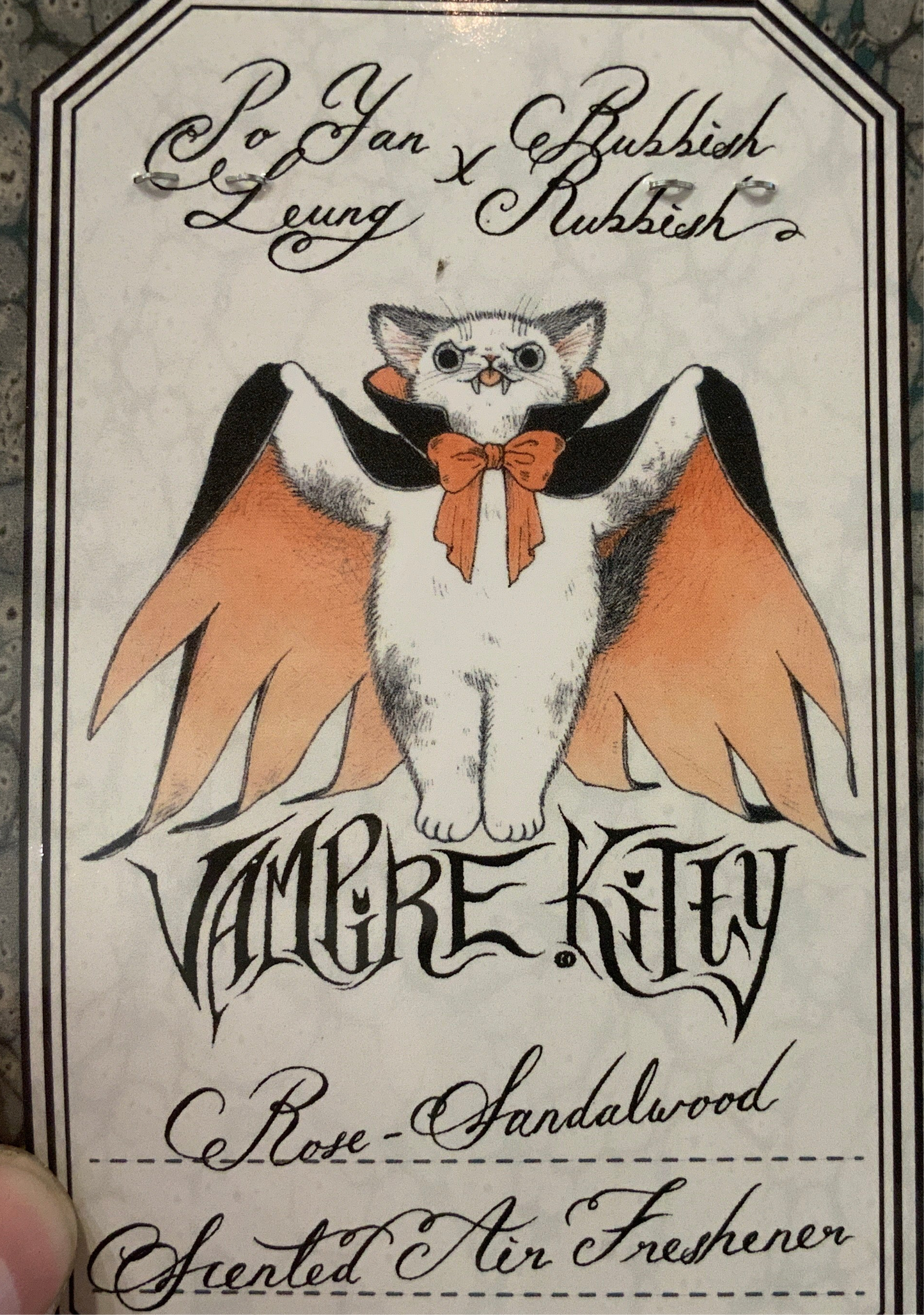 Vampire Kitty air freshener