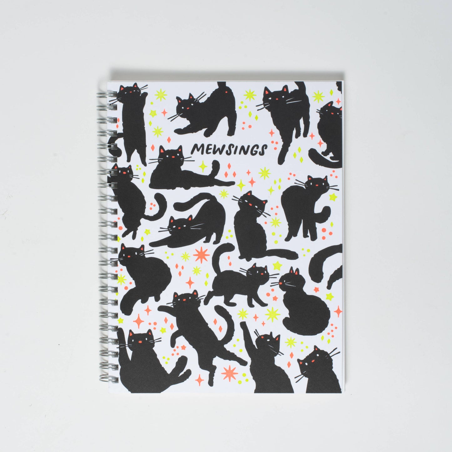 Egg Press Manufacturing - Mewsings Cat Blank Letterpress Notebook by Hello!Lucky