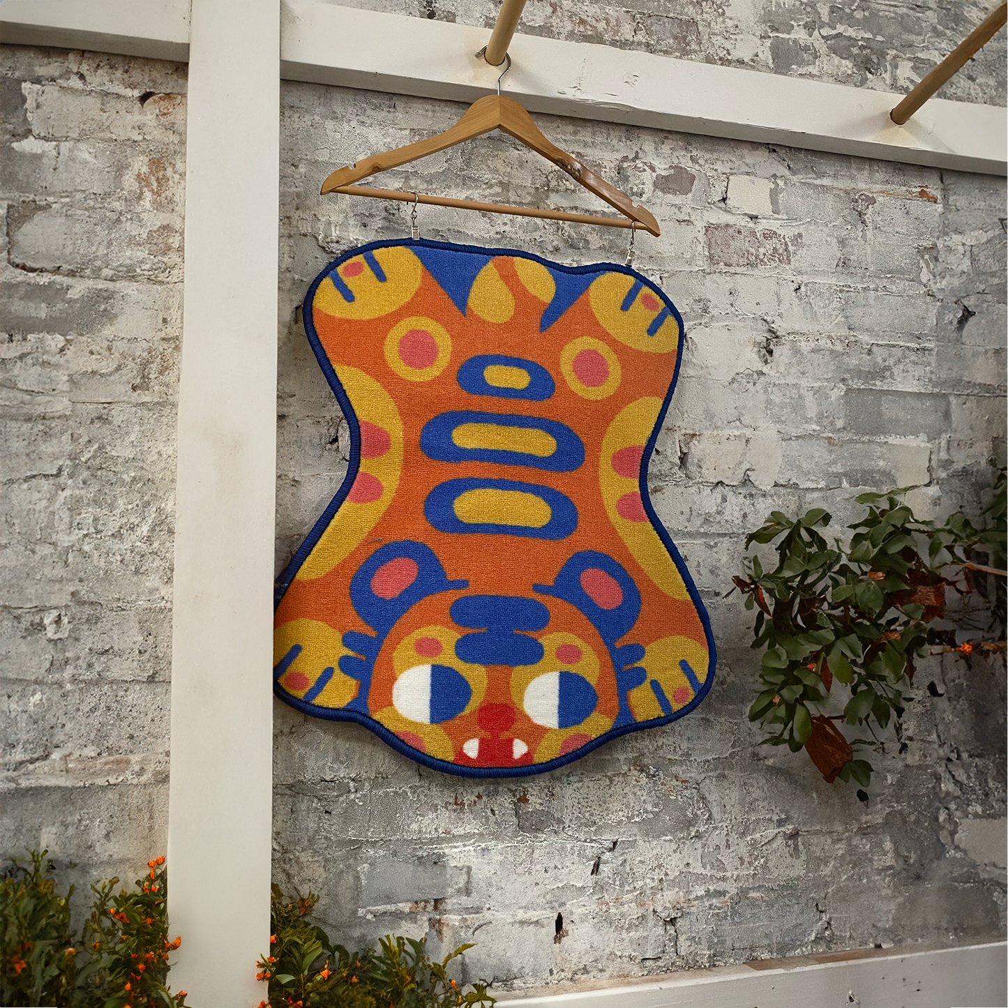 TORA: 18mm tiger floor rug