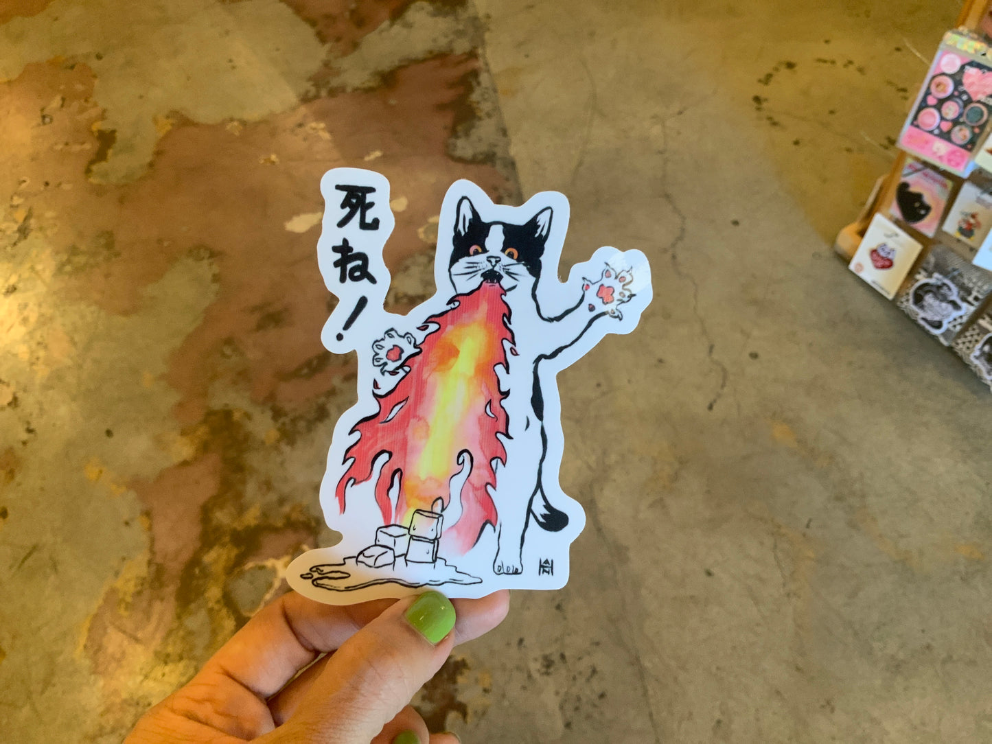 “Die!" Melt ICE sticker