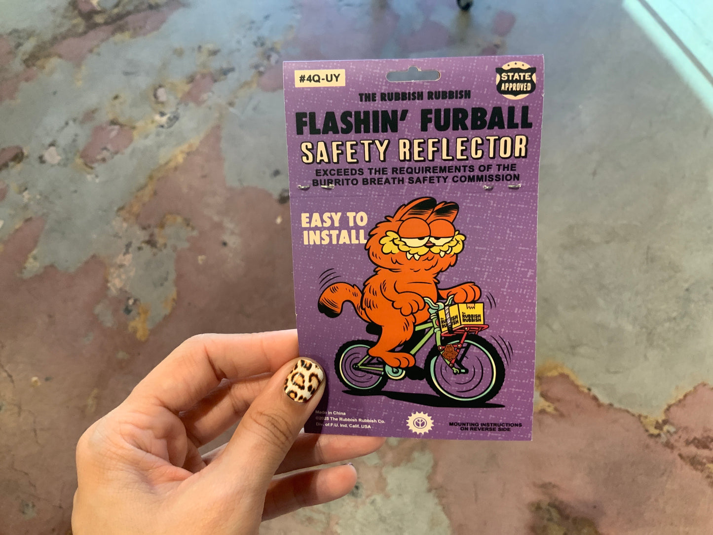 Flashin’ Furball Safety Reflector