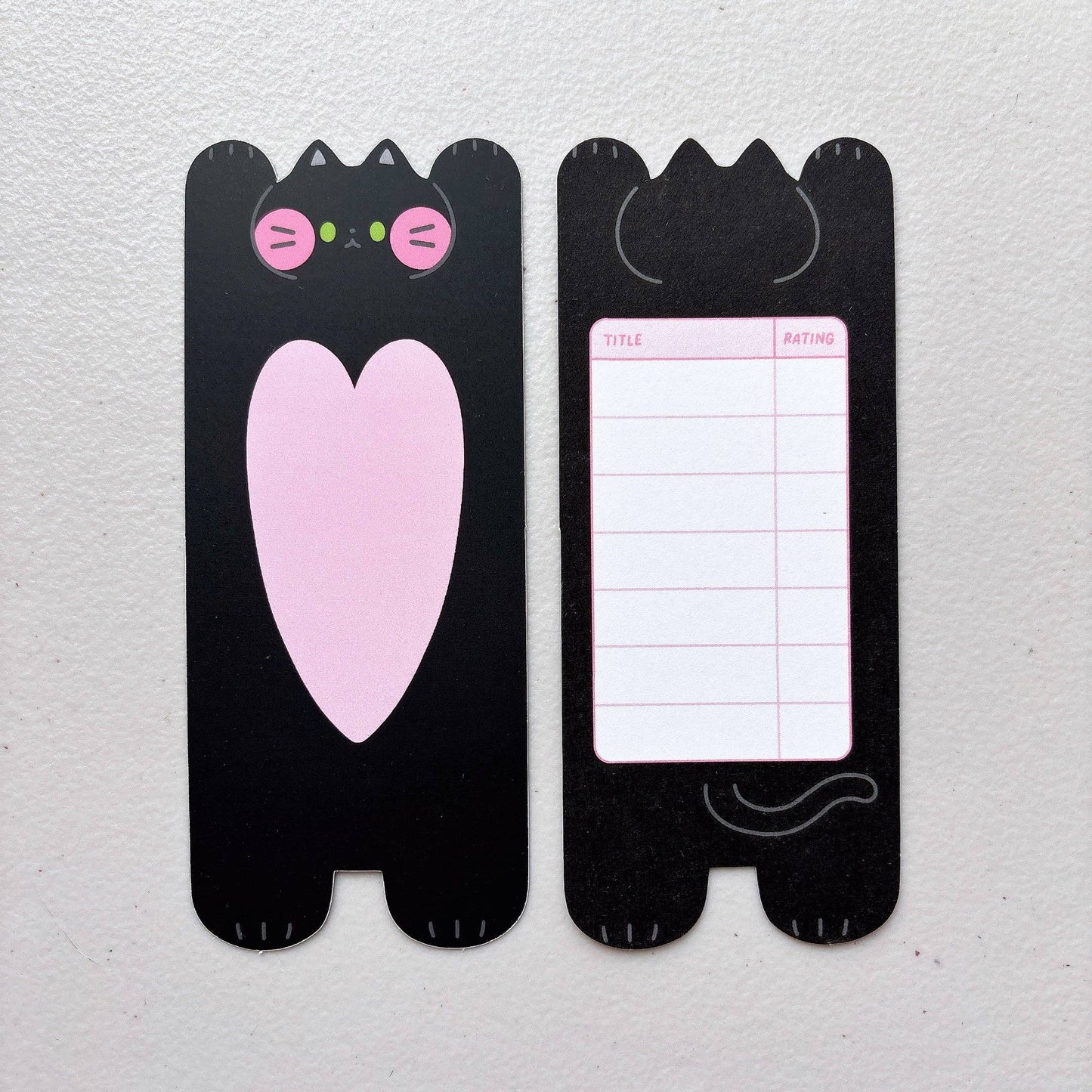 Cat Soft Matte Double Sided Bookmarks