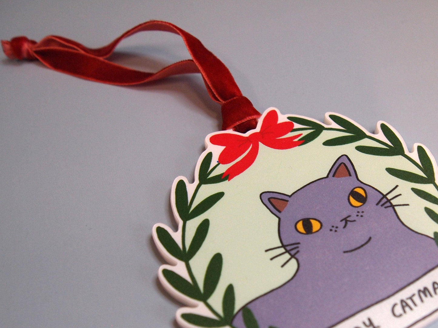 I LIKE CATS - British Blue Cat Christmas Tree Ornament