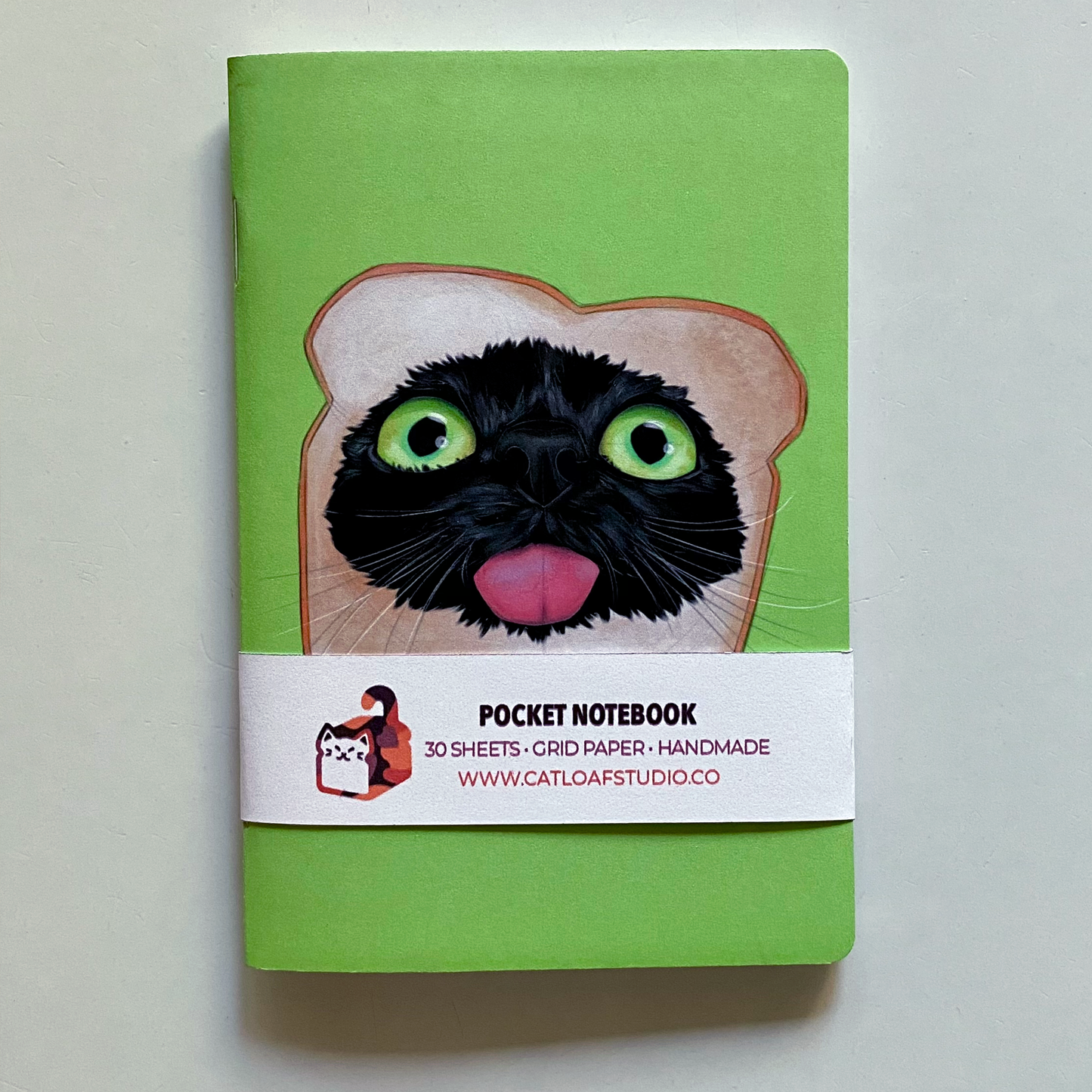 In-Bread Cat Pocket Notebook
