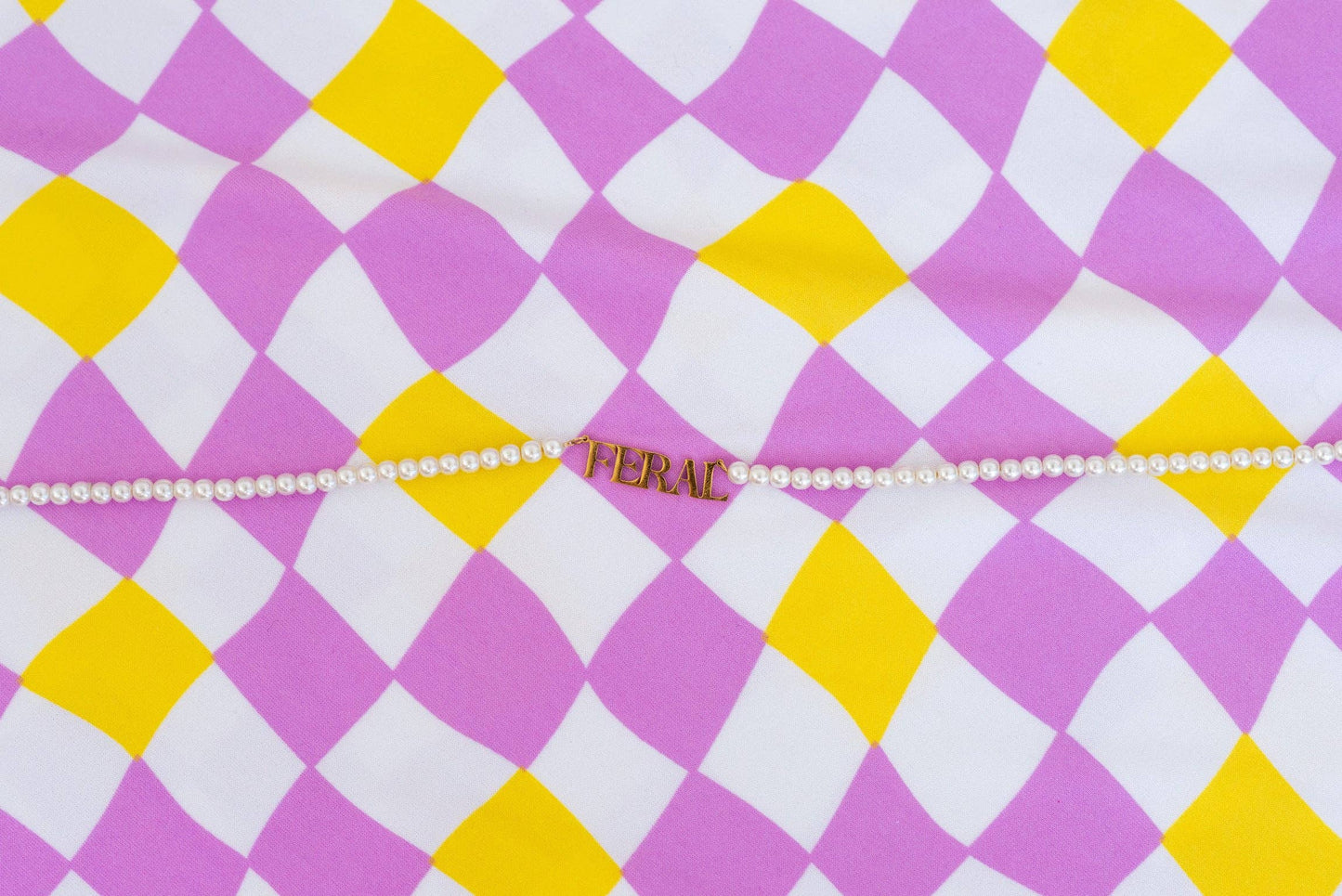 The Peach Fuzz - Feral Pearl Necklace