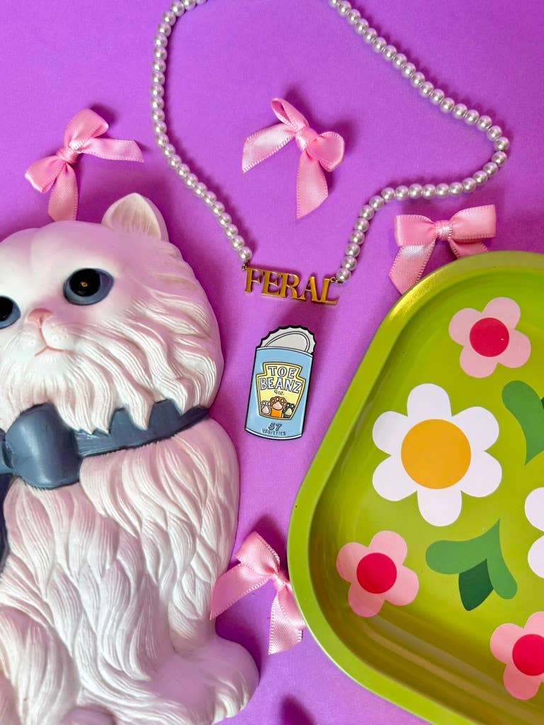 The Peach Fuzz - Feral Pearl Necklace