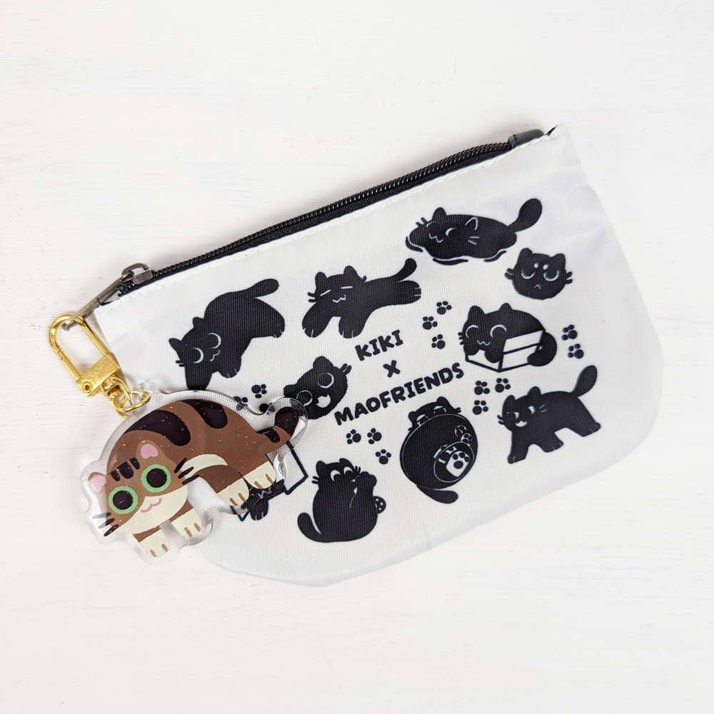 Black Cat Trinket Wallet Pouch