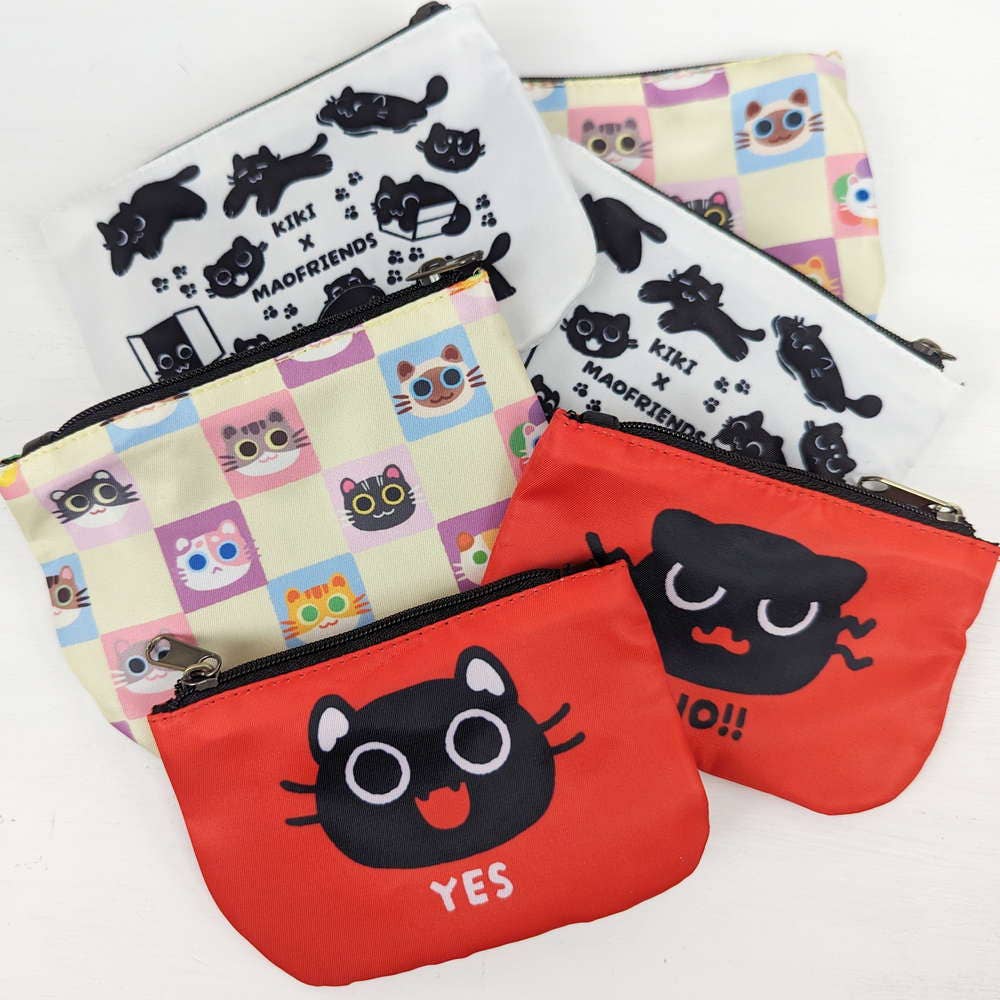 Black Cat Trinket Wallet Pouch