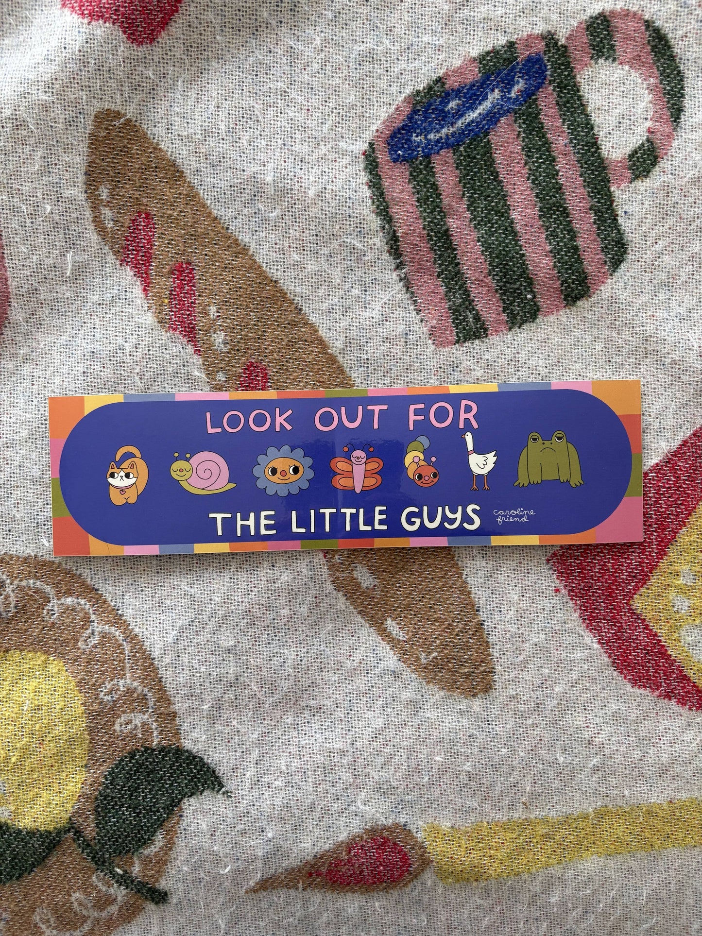 Look Out for the Little Guys Bumper Sticker