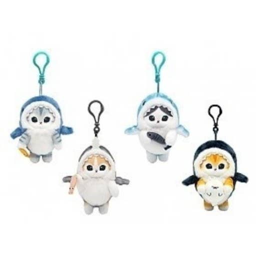 Mofusand Shark Costume bag charm & keychain