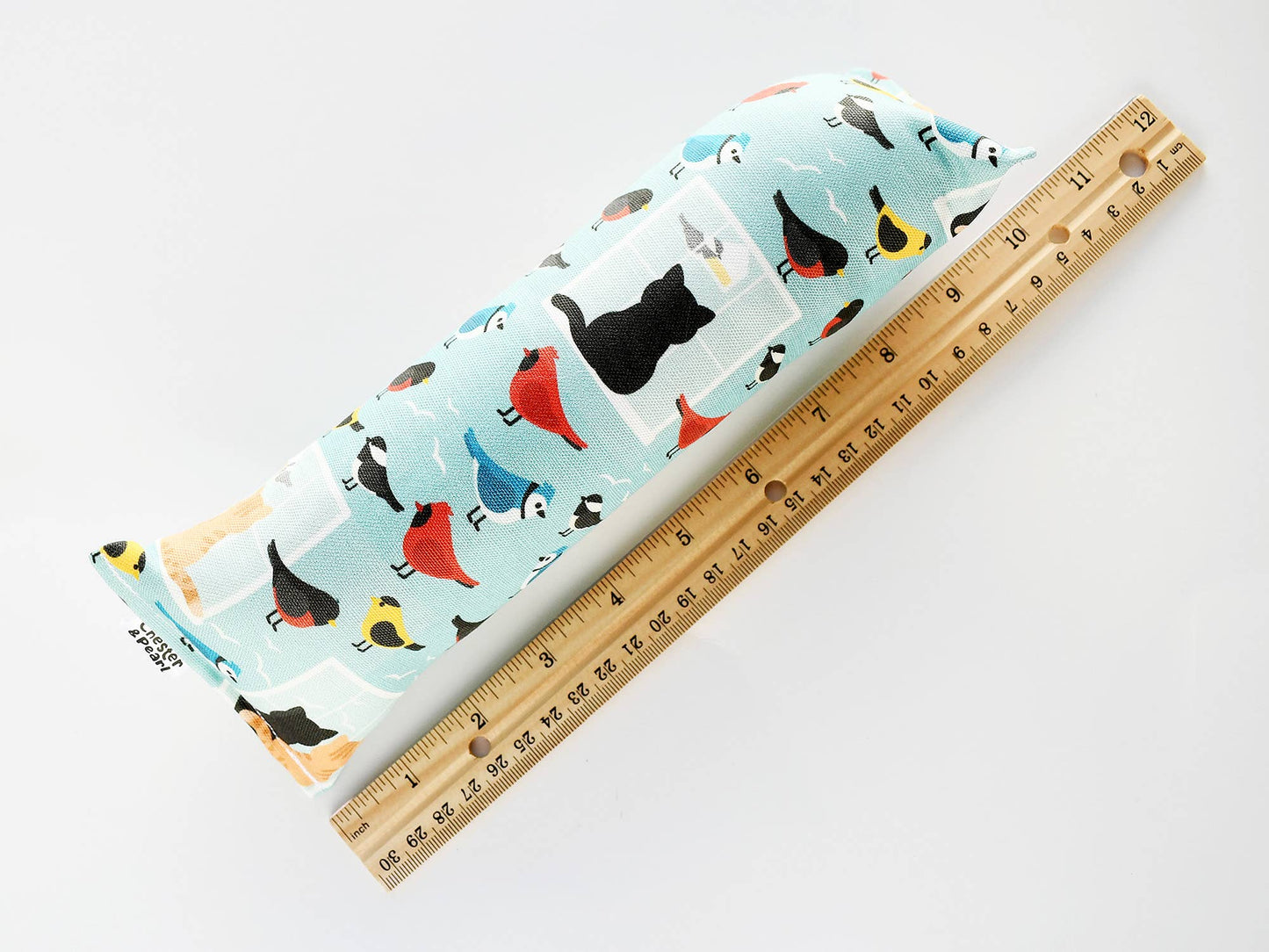 Chester and Pearl - Catnip Crinkle Kicker Cat Toy - kitties watching birds