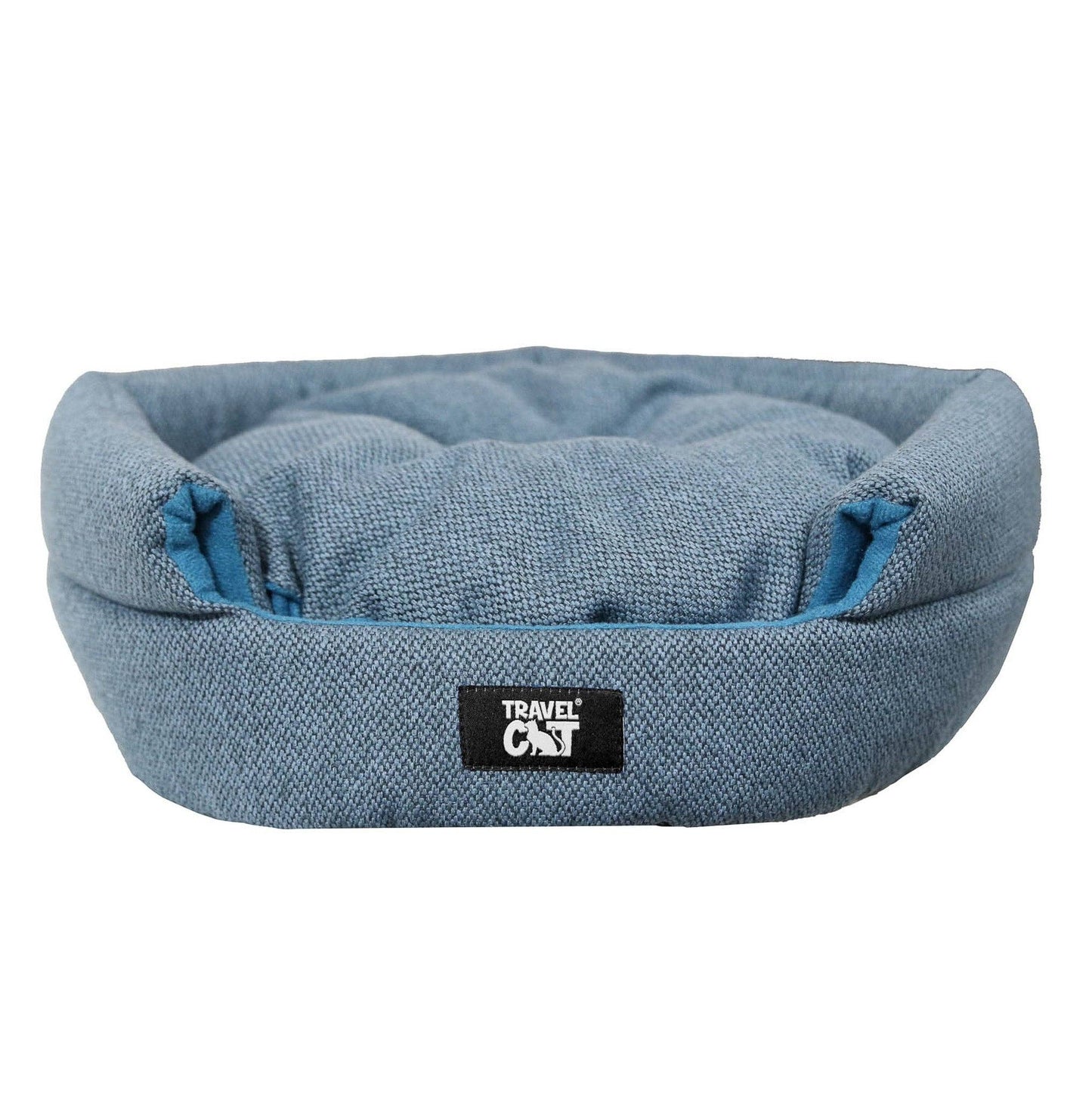 Travel Cat | Your Cat Backpack - "The Meowbile Home" Convertible Cat Bed & Cave - Blue