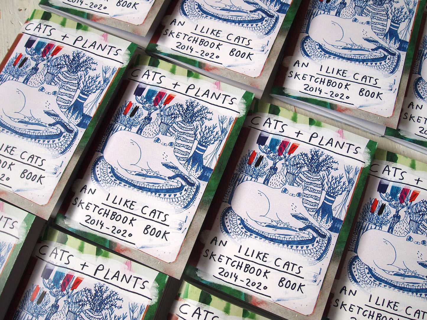 Cats and Plants Sketchbook Book