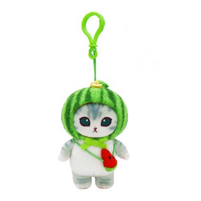 Mofusand Fruit Costume Plush Keychain 4 Designs (9cm)Random