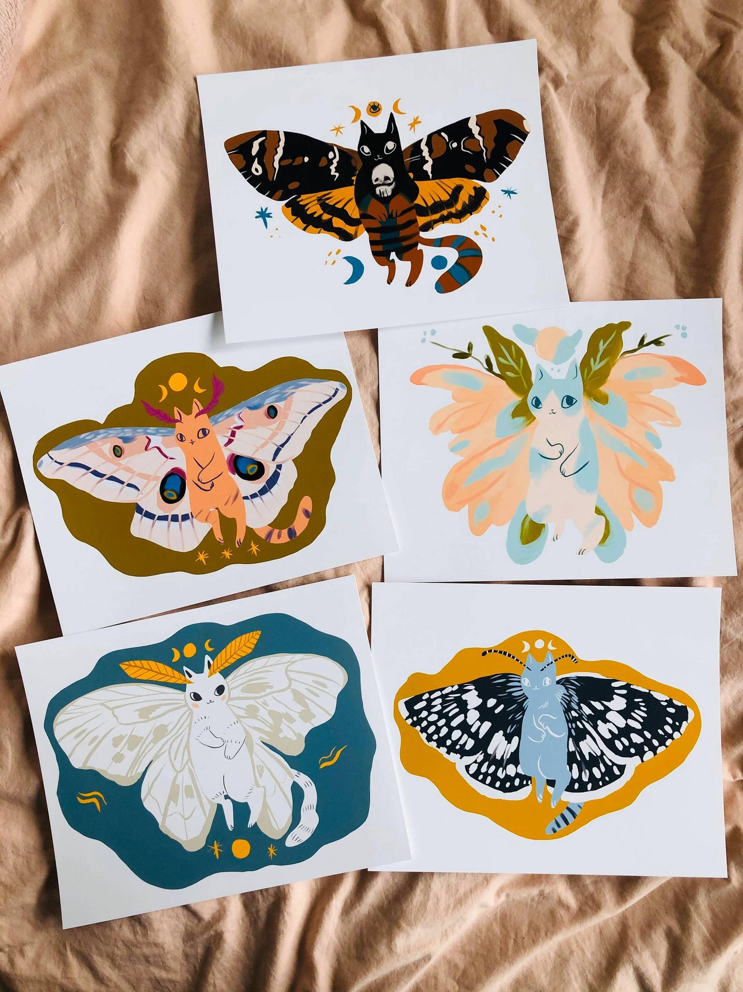 Hades moth 8x10 high quality matte paper print