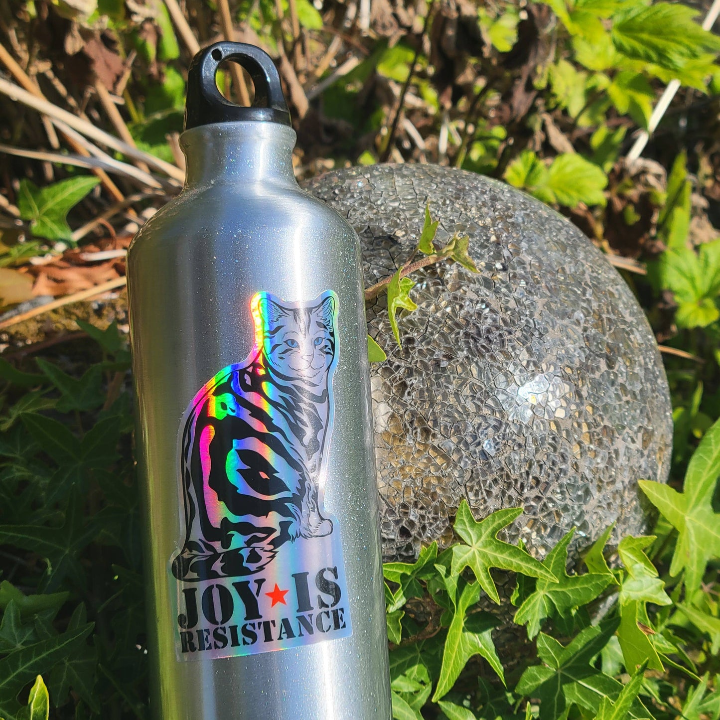 Joy Is Resistance 4" Holographic vinyl sticker