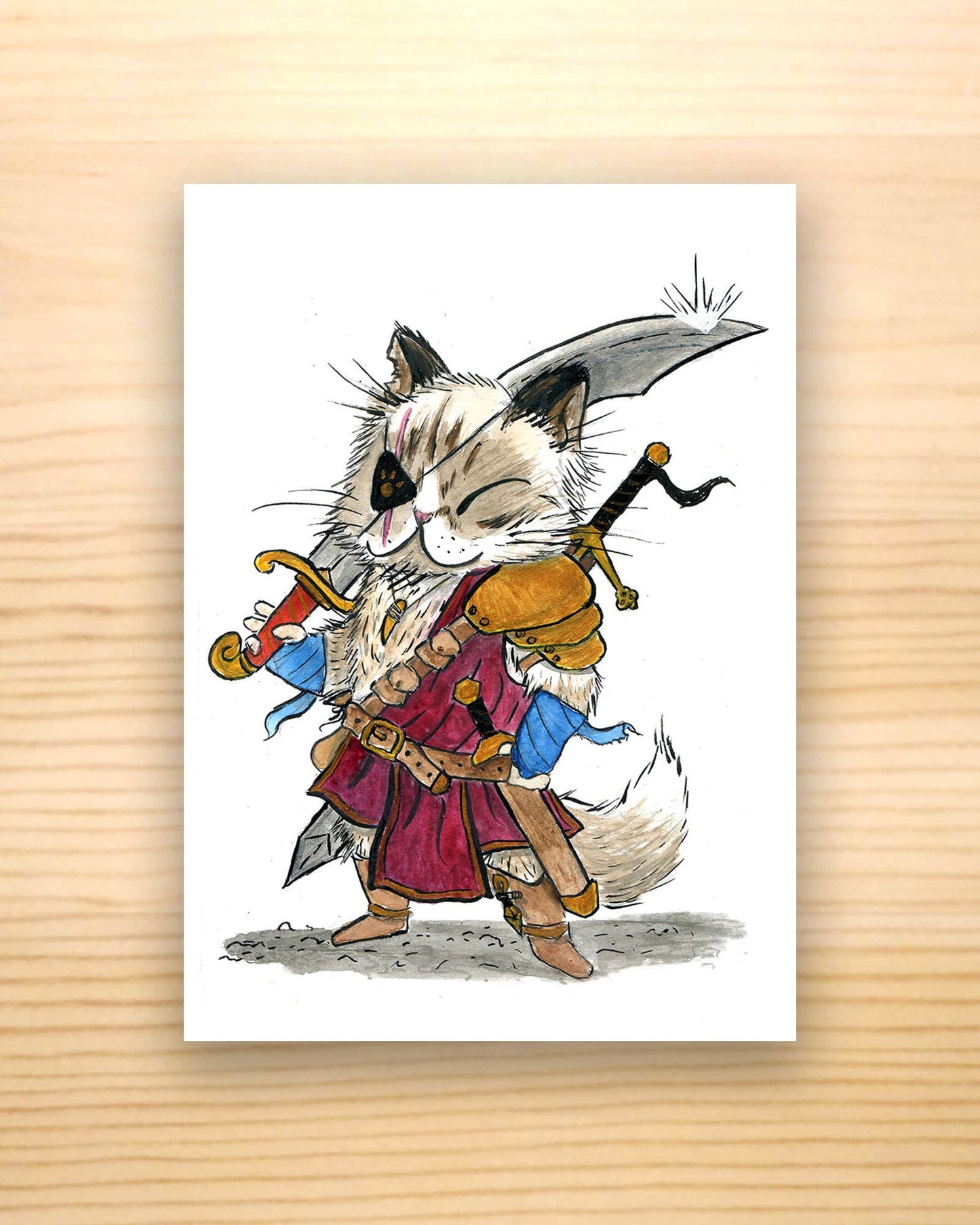 A Professional Pirate - 5x7 print
