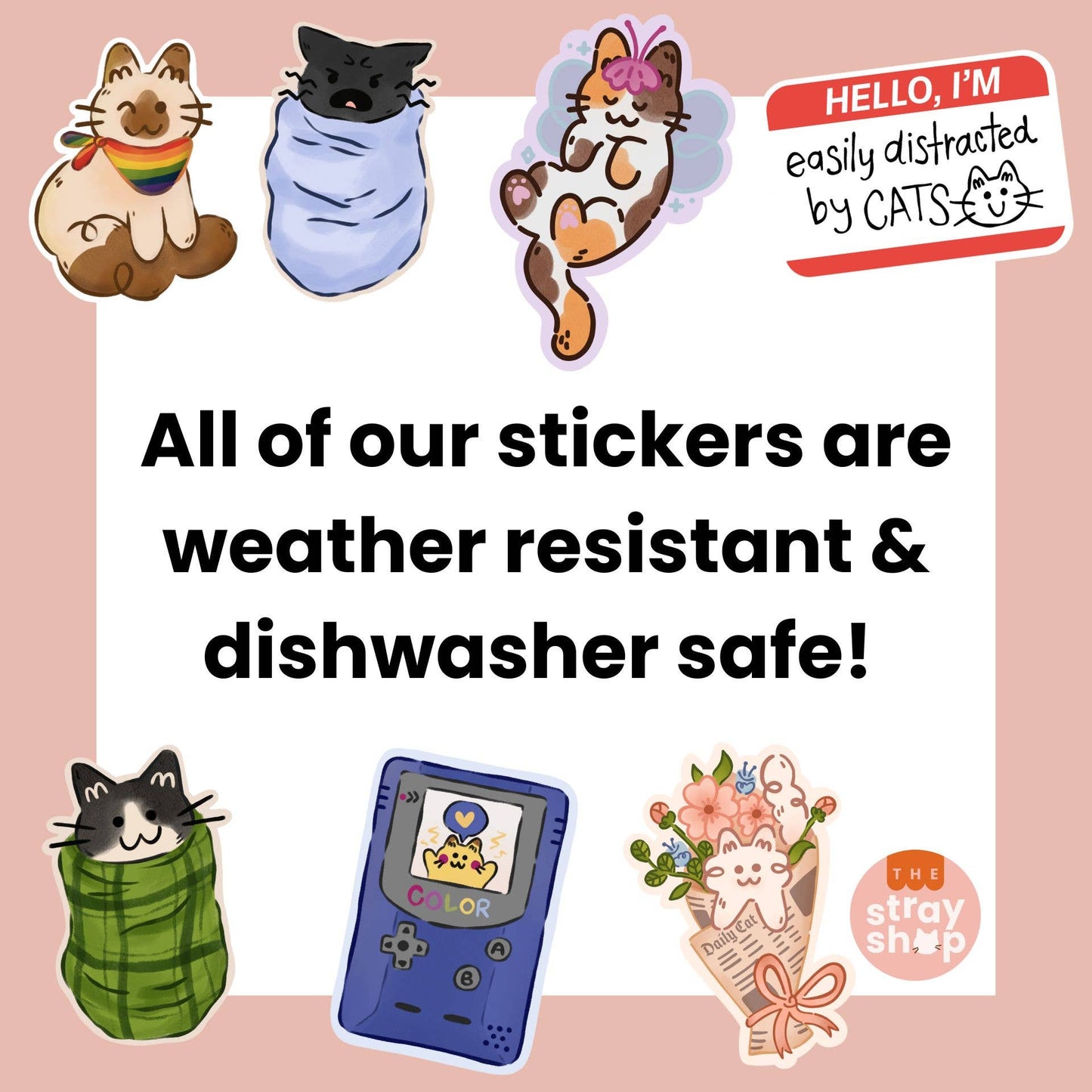 Cat Dad Sticker