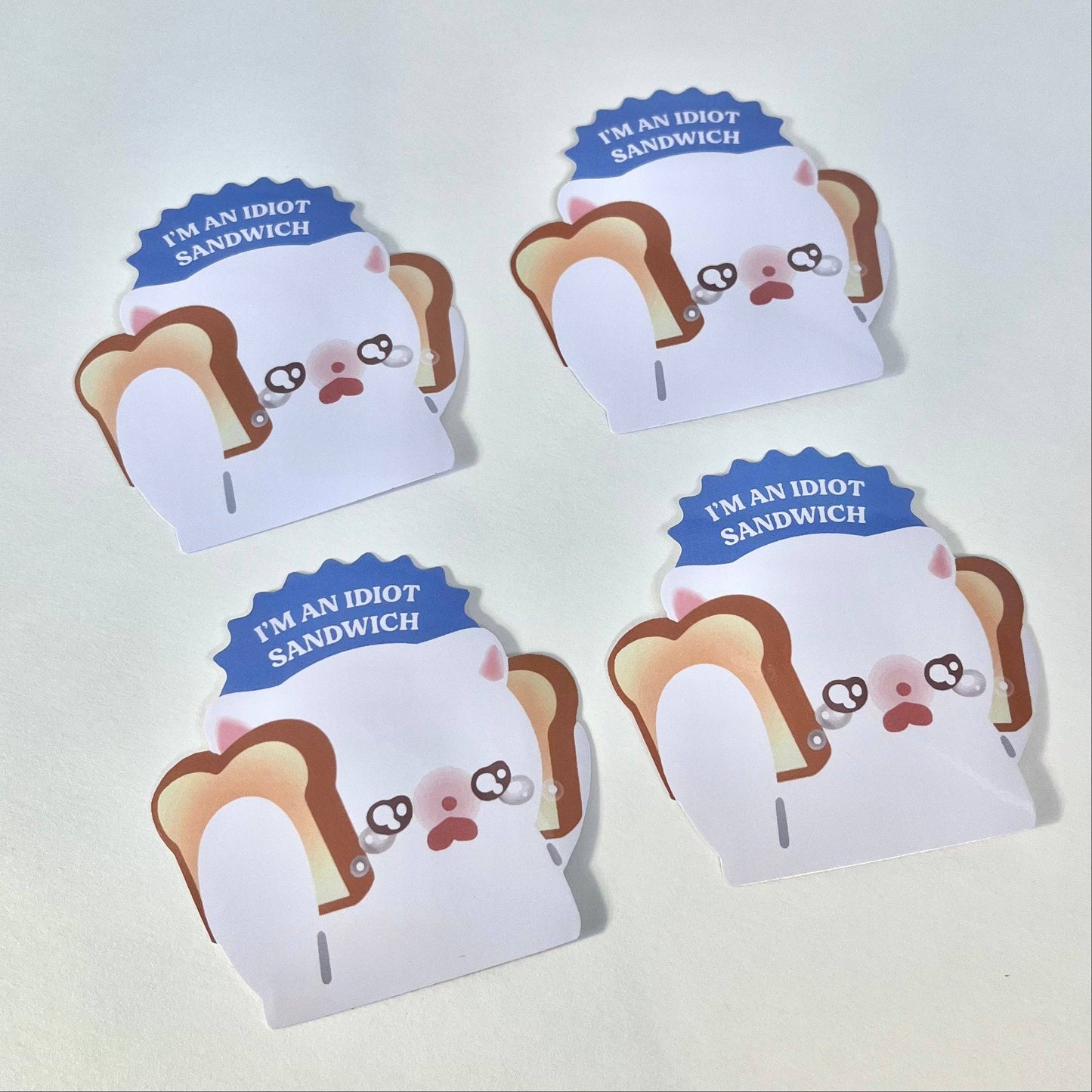 Maobabie - Vinyl Sticker - I'm an Idiot Sandwich