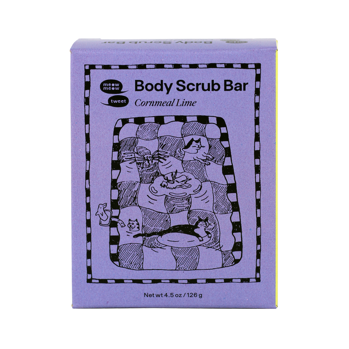 Cornmeal Lime Body Scrub Bar