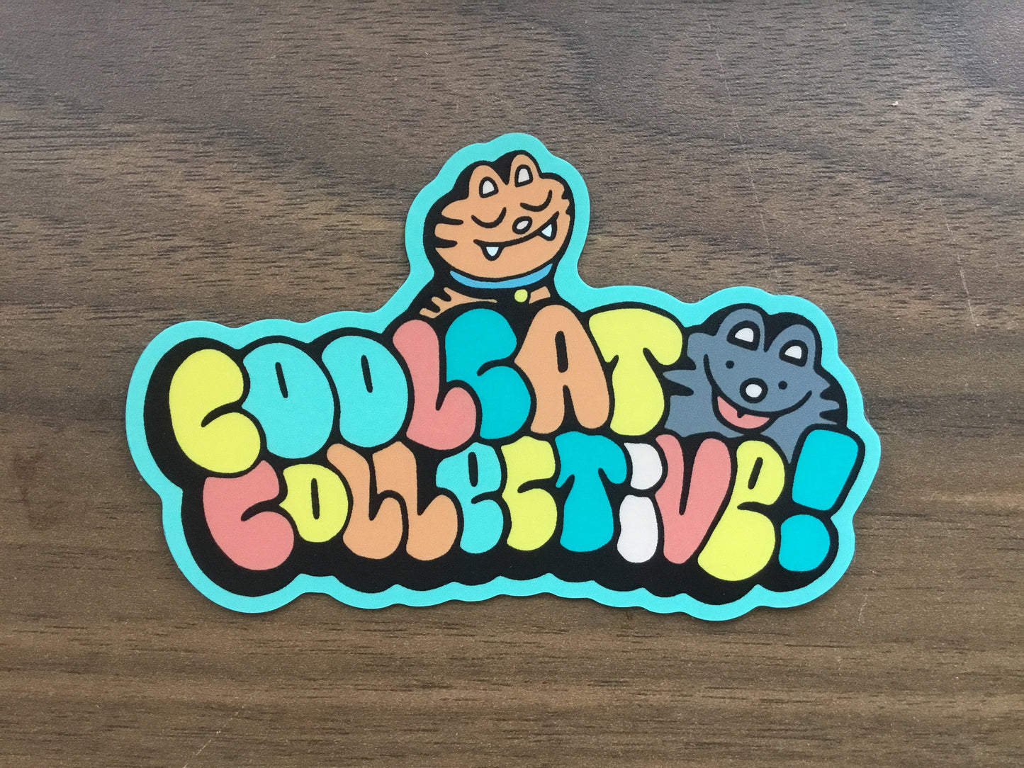 Cool Cat Collective Alt Logo flimsy magnet