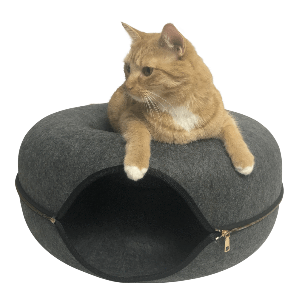 Travel Cat | Your Cat Backpack - "Donut!" Cat Hideaway Cave & Bed - Cozy Chic Pet Bed